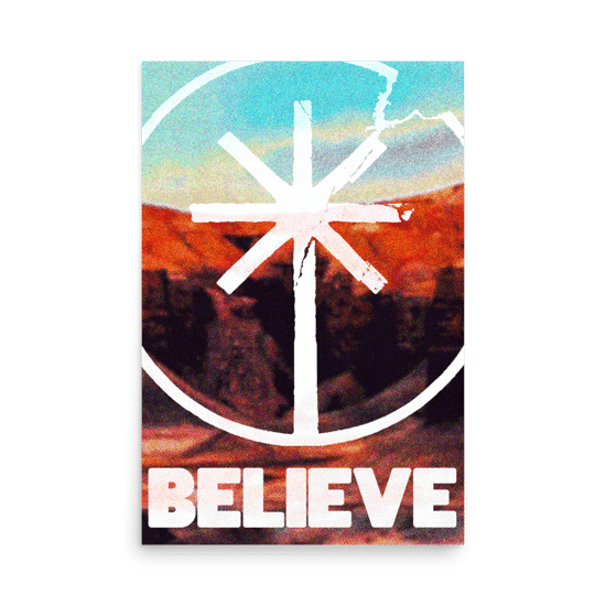 BELIEVE 2027 JUNO * 24 X 36 Poster