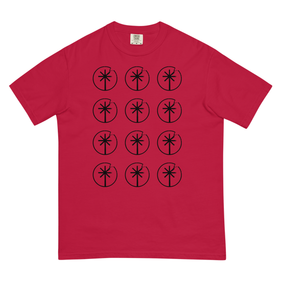 Juno Logo Basic Unisex garment-dyed heavyweight t-shirt