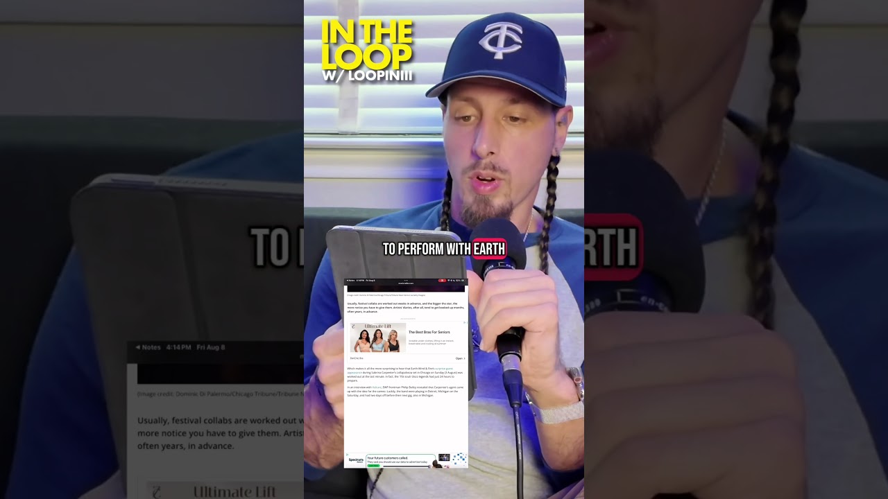 🤔Sabrina Carpenter x Earth, WInd, & Fire?? TOGETHER?? | IN THE LOOP w/ Loopin III