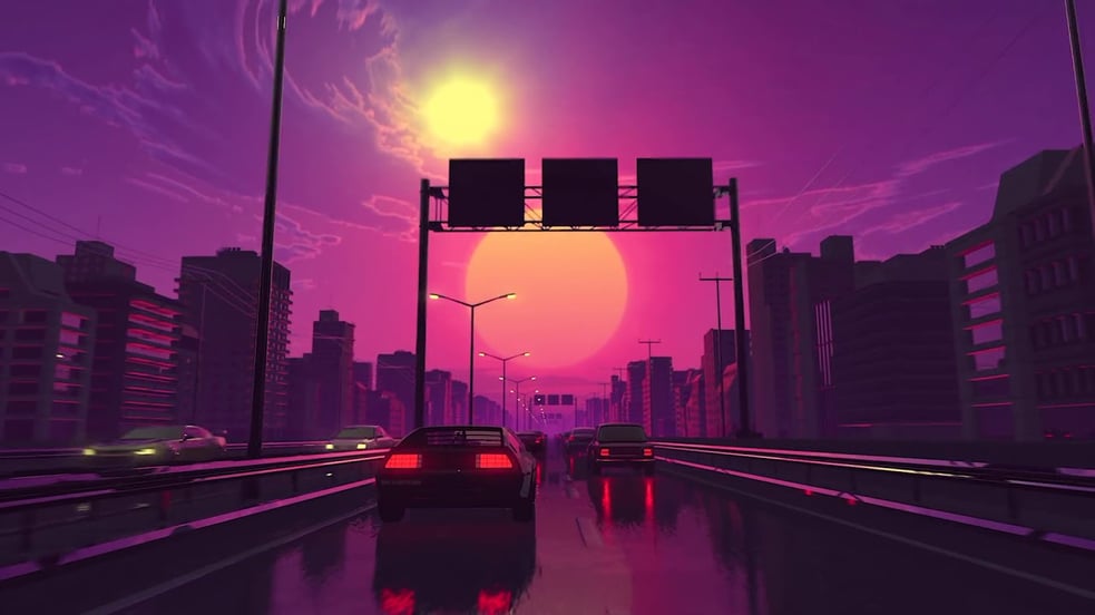 David Diaz - Only I Get Sad (Official Synthwave Audio Visual)