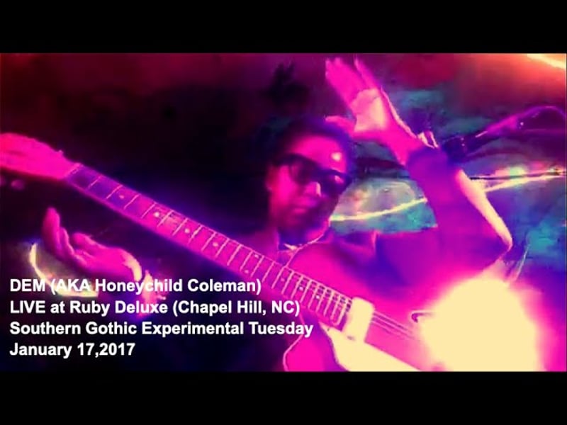 DEM AKA Honeychild Coleman LIVE at The Cave (Chapel Hill, NC) Jan 17, 2017