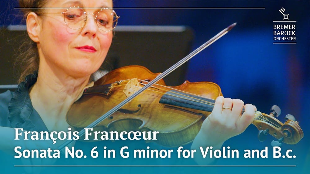 François Francœur: Sonata No. 6 in G minor for Violin and Basso Continuo