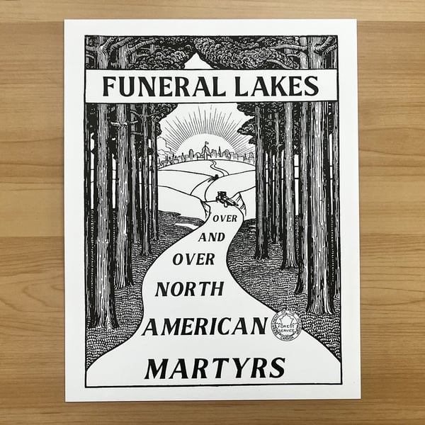 8.5 x 11" Screen-printed Poster image