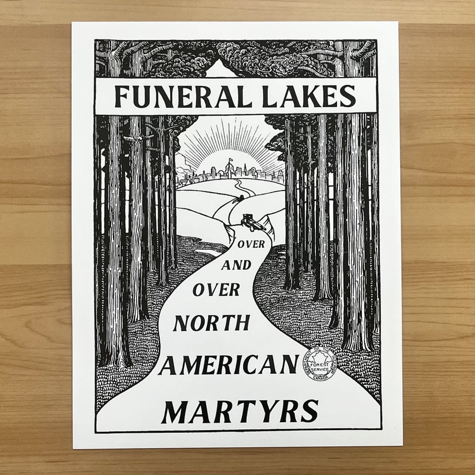 8.5 x 11" Screen-printed Poster
