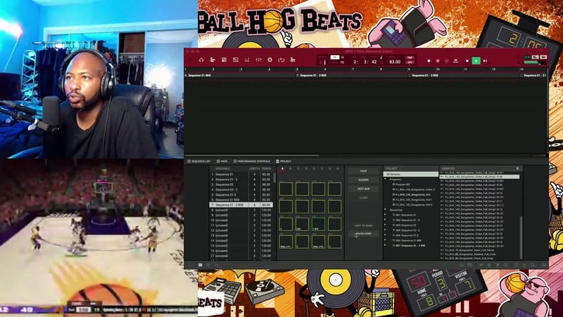 [LIVE STREAM] BOUNCING BEATS | (Akai MPC LIVE II Sample Beat Making)
