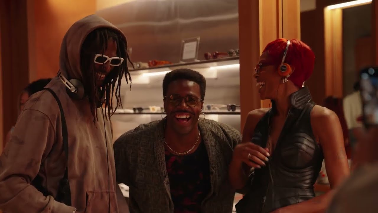 pov: you rolled with RM47 to the CYBER album release party