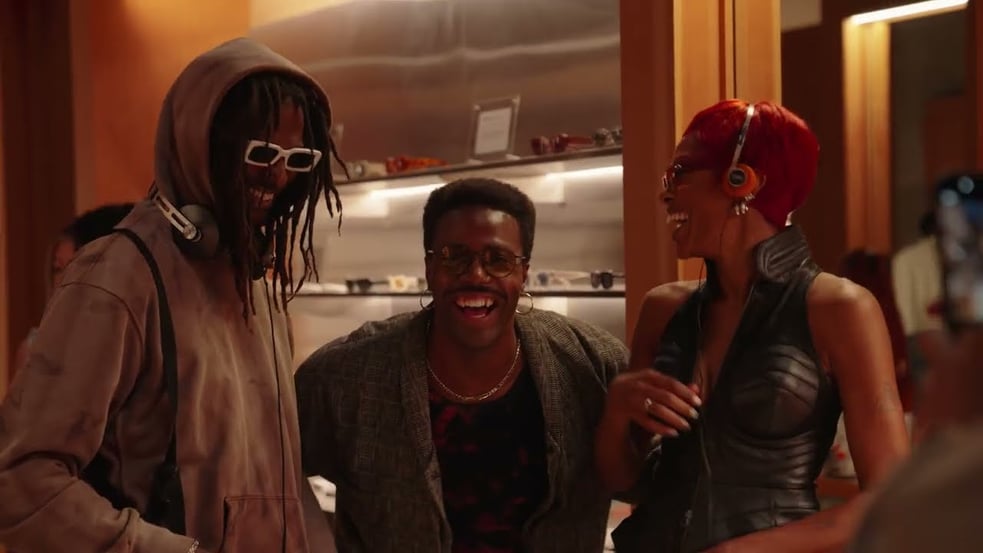 pov: you rolled with RM47 to the CYBER album release party