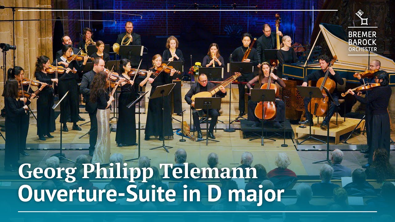 G. Ph. Telemann: Ouverture-Suite for 2 Oboes, 2 Horns, Strings and B.C. in D major, TWV 55:D21