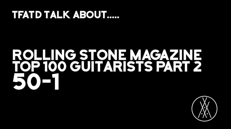 Rolling Stone Top 100 Guitarists Part 2 - Reaction - Van Halen - Hendrix - Clapton - Johnny Ramone