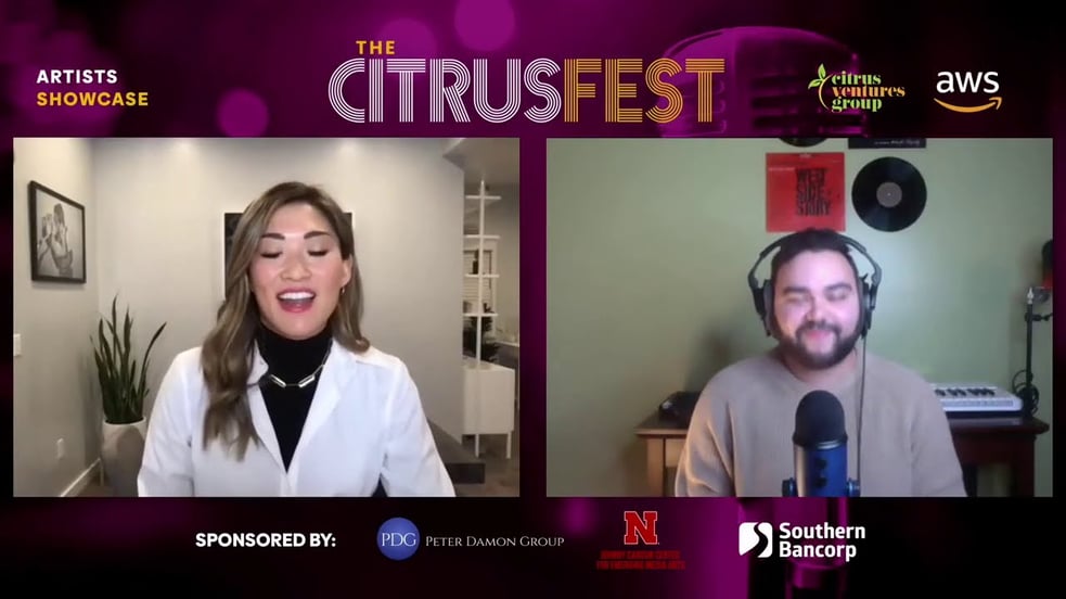 Glee's Jenna Ushkowitz Interviews David Diaz | The Citrusfest 2021