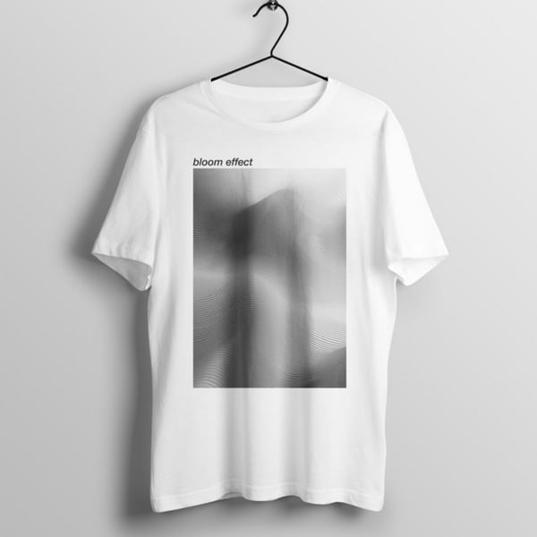 bloom effect logo white image