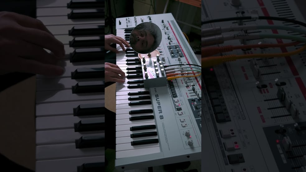 Super 8 first play #synth #beautiful #improvisation