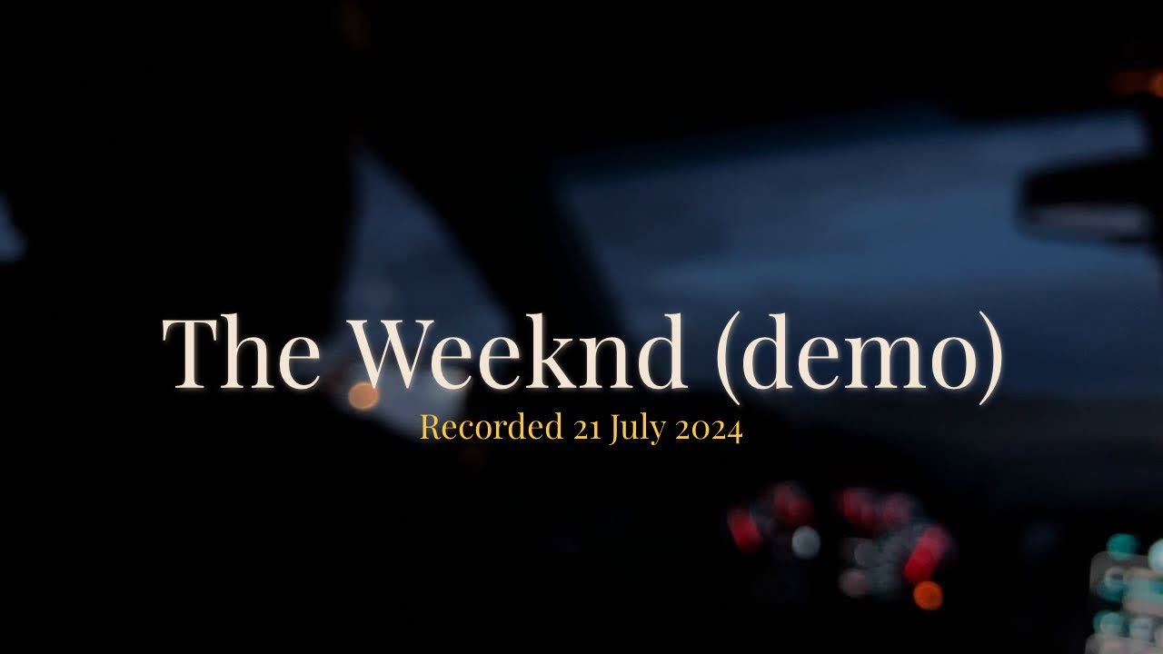 The Weeknd (Demo) - Keagan Raphael | 21 July 2024)