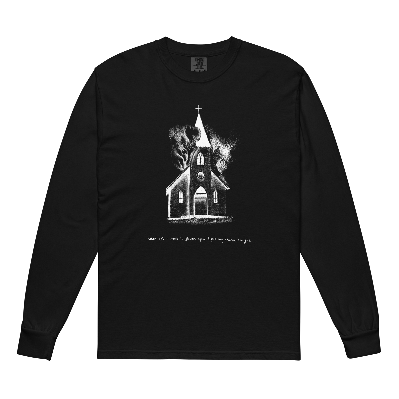 burning church longsleeve