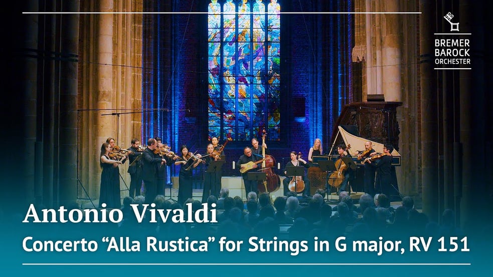 Antonio Vivaldi: Concerto "Alla Rustica" for Strings in G major, RV 151