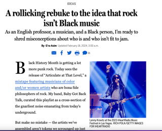 A rollicking rebuke to the idea that rock isn’t Black music image