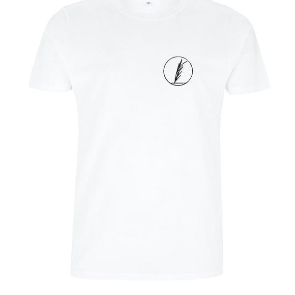 White Black Feathers T- Shirt image