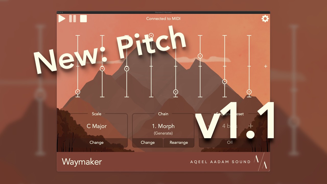 Treat MIDI pitches like voltage (Waymaker v1.1)