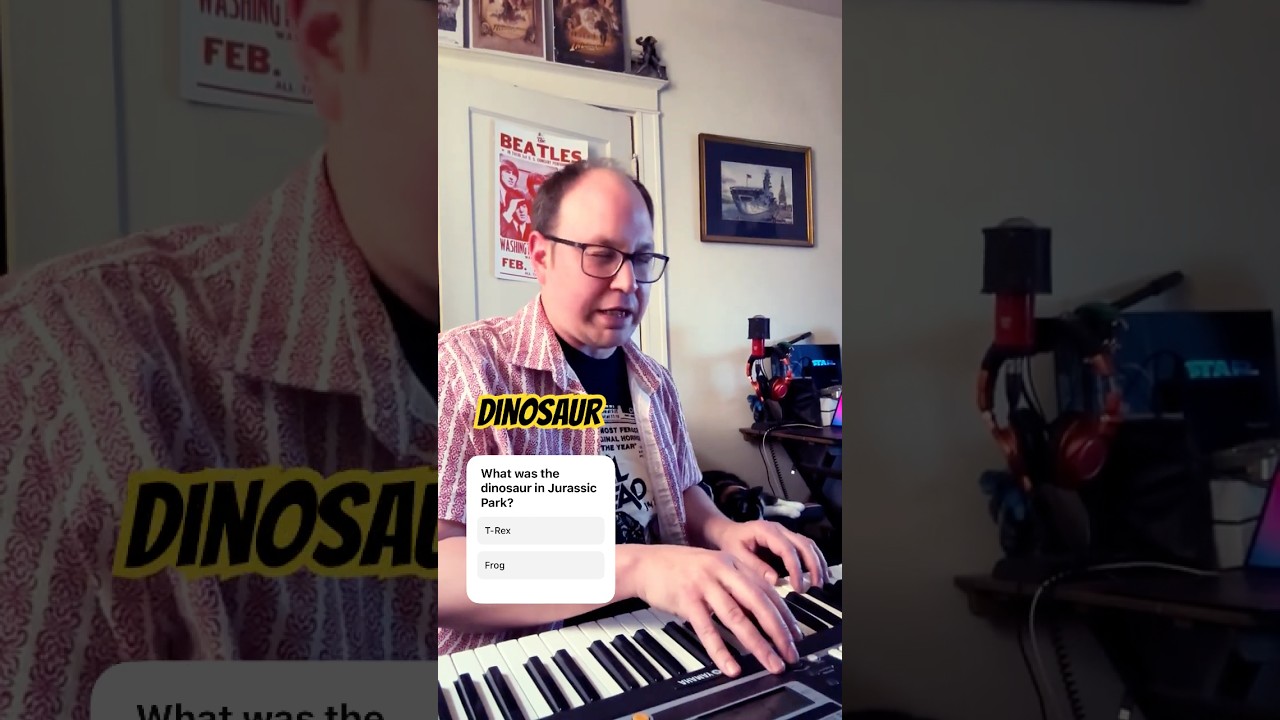 Jurassic World Rebirth Theme #keyboard #jurassicpark #jurassicworld #jp #dinosaurs #excited #slay