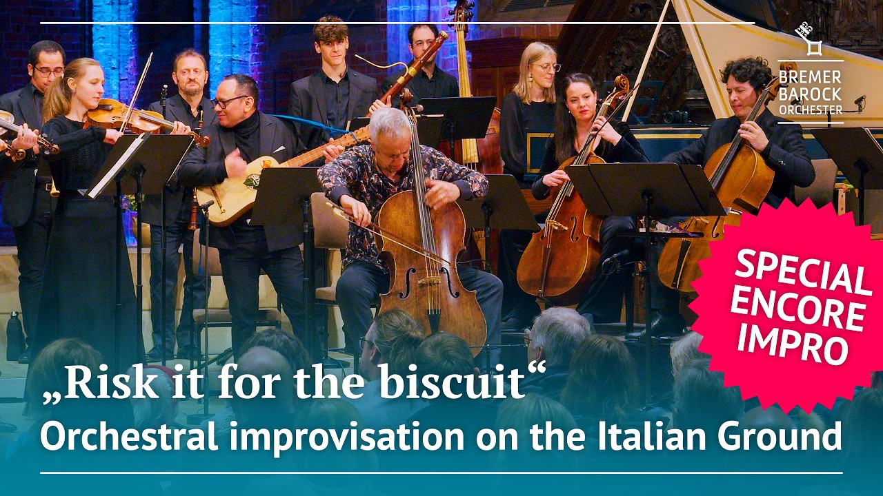"Risk it for the biscuit" Orchestral improvisation on the Italian Ground