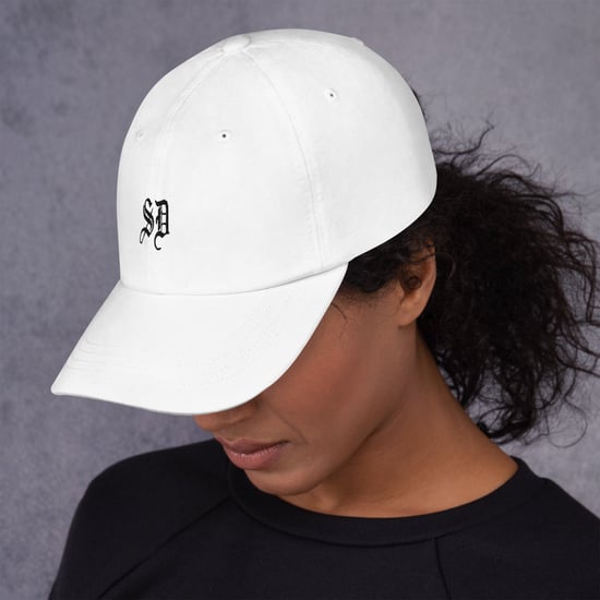 SD Logo White Stitch ( Adjustable strap with antique buckle)