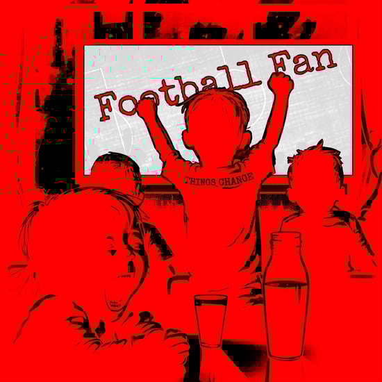 Football Fan (Rot-Schwarz-Weiß Edition)