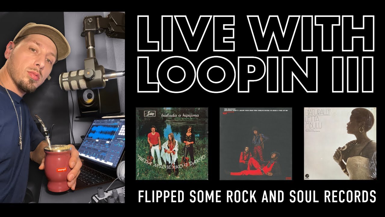 Live with Loopin III | Flipping 2 Soul Samples + 1 Rock Record (Sneak Peek of New Album Out Friday!)