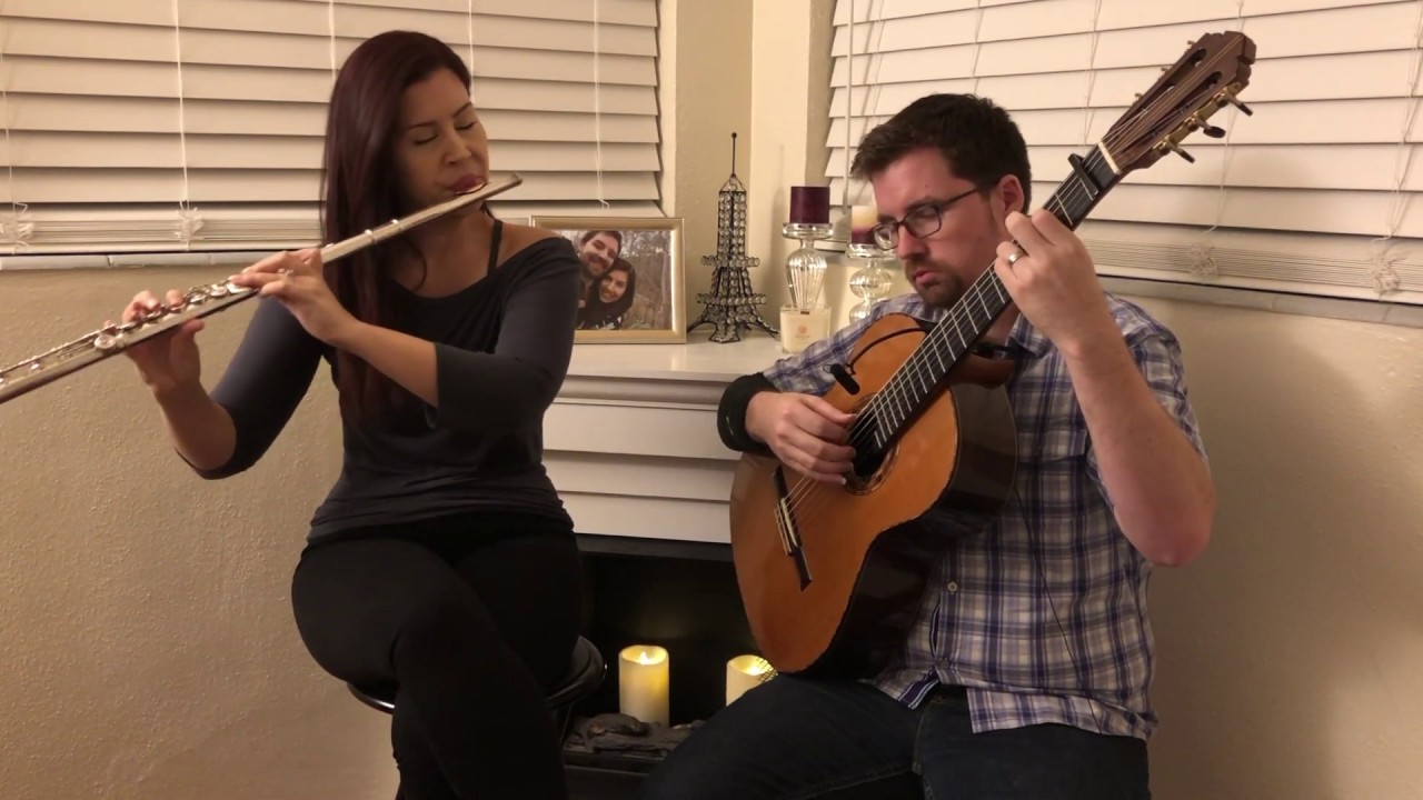 Auld Lang Syne on flute and guitar (arr. gsduo)