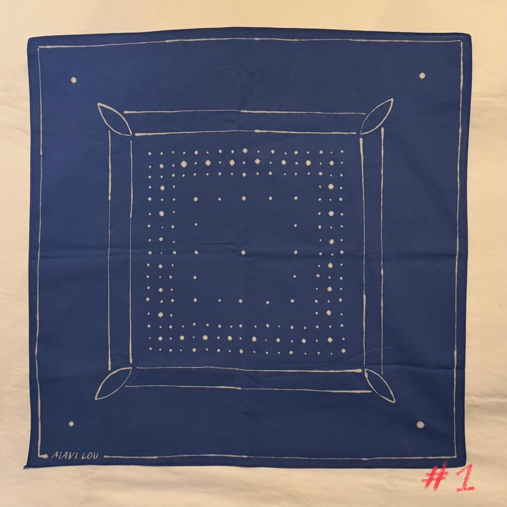 hand painted bandana