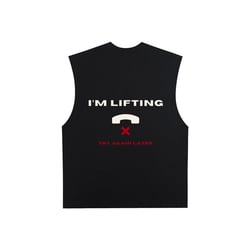 Raw Edge Cotton Tank Top