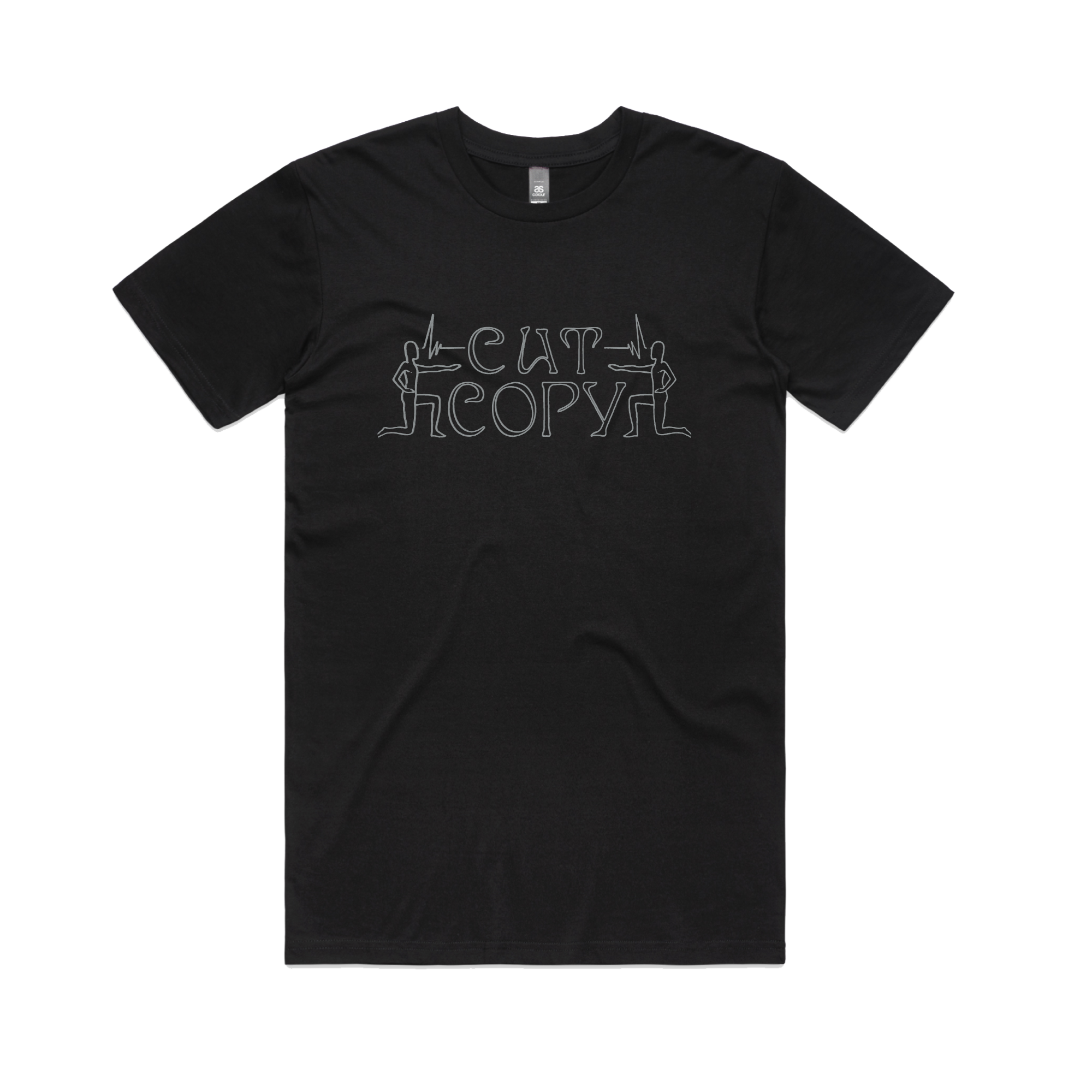 CUT COPY x GOOD MORNING TAPES / Black T-shirt