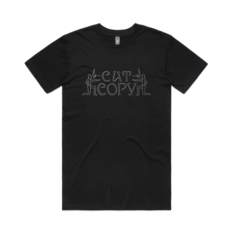 CUT COPY x GOOD MORNING TAPES / Black T-shirt