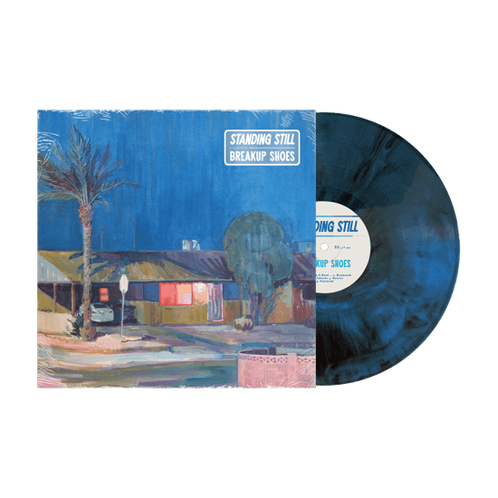 Breakup Shoes - "Standing Still" LP2 (Blue and Black Galaxy)