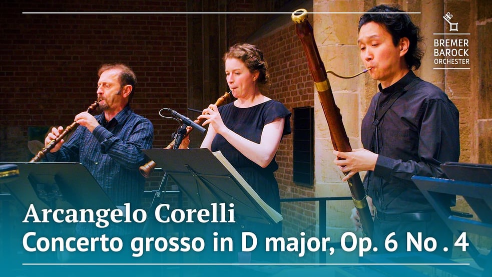 Arcangelo Corelli: Concerto grosso in D major, Op 6 No. 4