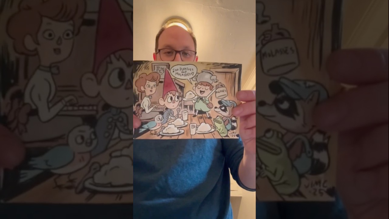 Unboxing Over the Garden Wall artist James D Campbell package! #marvel #otgw #unboxingvideo