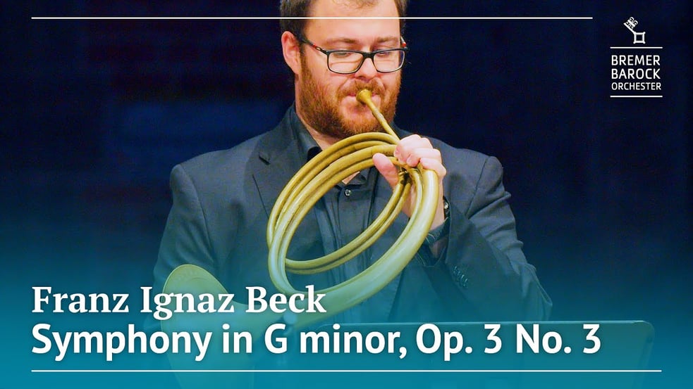 Franz Ignaz Beck: Symphony in G minor, Op. 3 No. 3