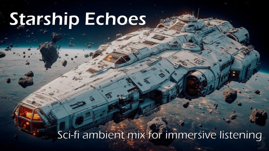 Starship Echoes 30 Minute Ambient Mix — Continuous EP Journey