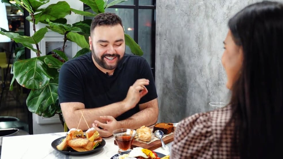 David Diaz Reveals the Philosophy Behind "Pay To Be Happy" | Music On The Menu