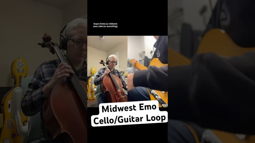 Adding cello to a rad Midwest emo loop