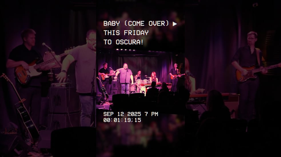 baby come over to oscura on Friday 9/12 #bradentonfl #sarasota #livemusic