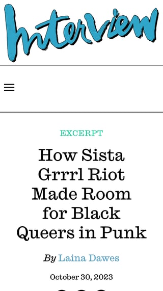 How Sista Grrrl Riot Made Room for Black Queers in Punk image
