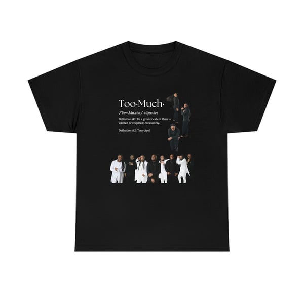 Too Much Shirt(Unisex Heavy Cotton Tee) image