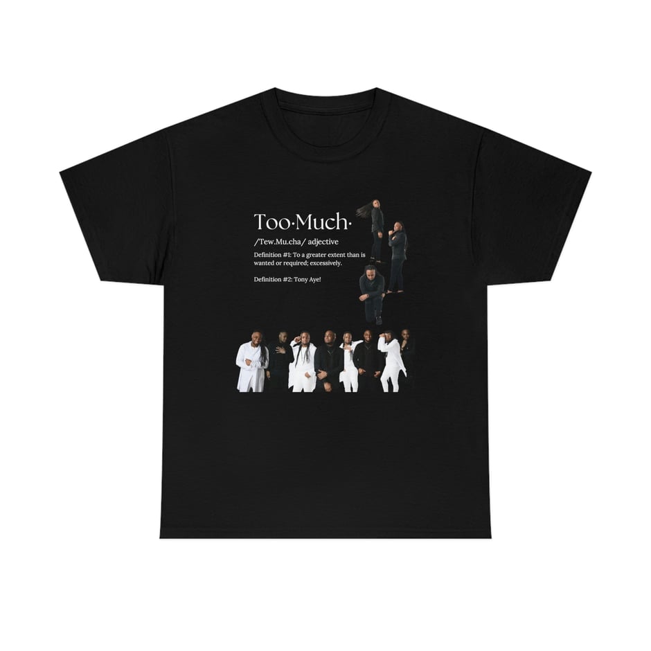 Too Much Shirt(Unisex Heavy Cotton Tee)