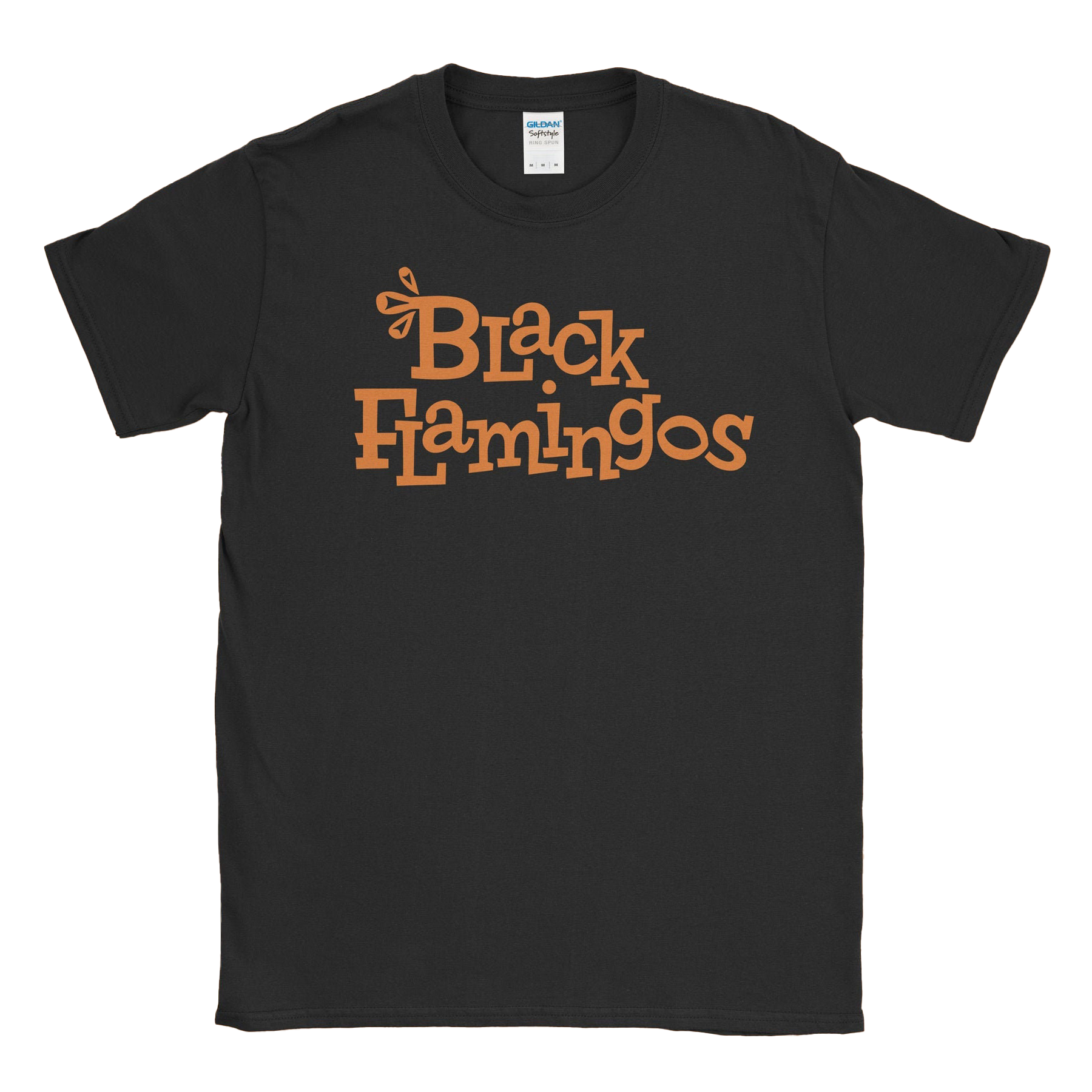 Black Flamingos “Speedway” Logo T
