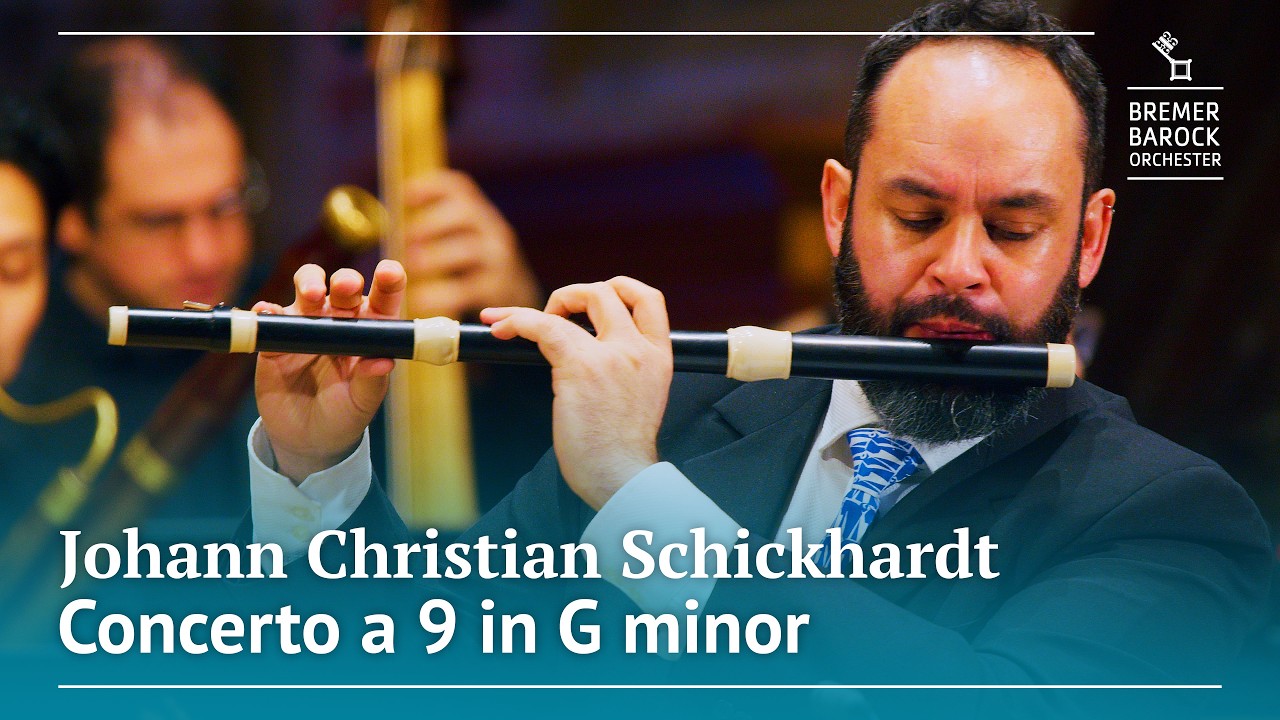 Johann Christian Schickhardt: Concerto a 9 in G minor for Flute, 2 Oboes, Strings and B.C.