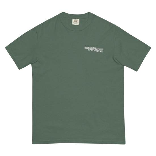 Kingsburg Embroidered Unisex garment-dyed heavyweight t-shirt