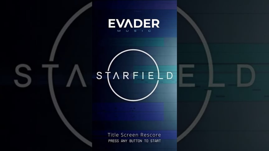 A quick rescore of the Starfield title screen I put together while trying out @musio by @cinesamples