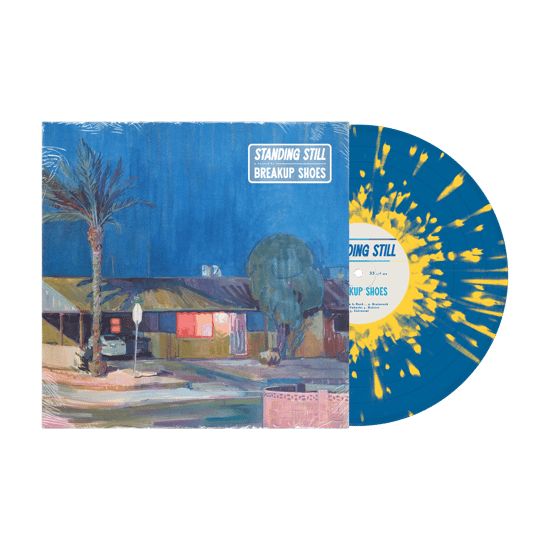 Breakup Shoes - "Standing Still" Music LP3 - (Blue with Yellow Splatter)