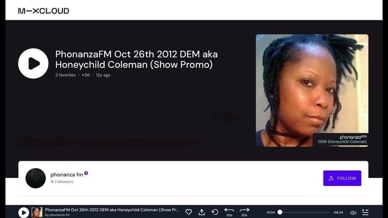 PhonanzaFM Oct 226th 2012 DEM aka Honeychild Coleman (Show Promo)   Hamburg DE