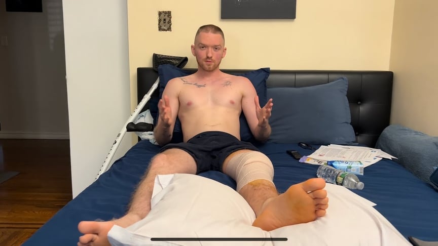 ACL Recovery - Bandage Removal + Exercises